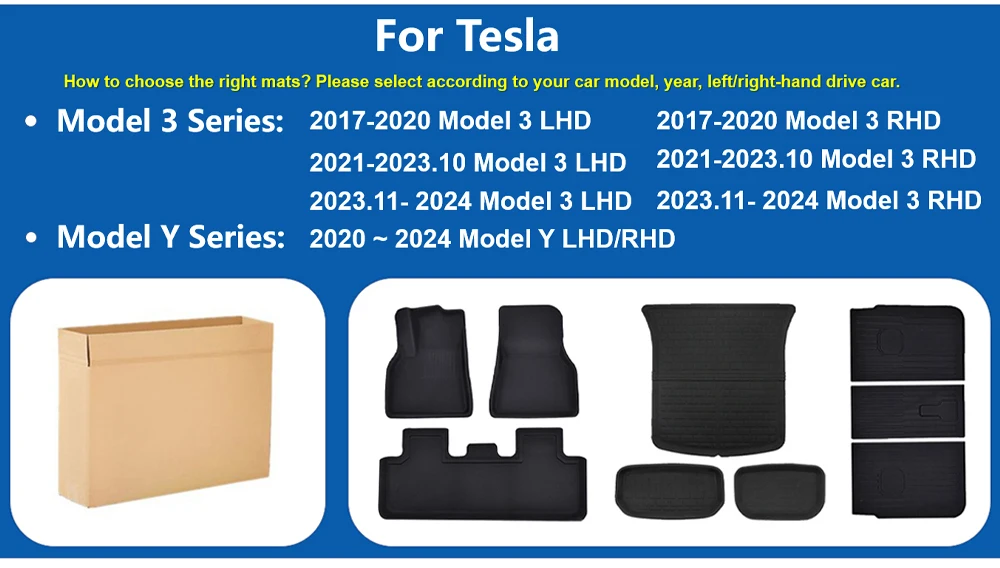 Mats for Tesla